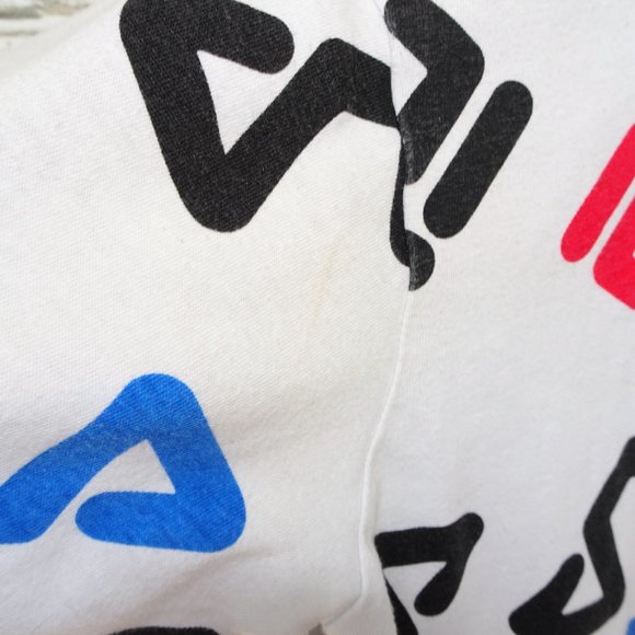 FILA White Logo Print T-Shirt - Picture 6 of 6